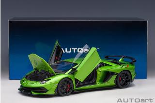 Lamborghini Aventador SVJ 2019 (verde alceo/matt green) (composite model/full openings) AUTOart 1:18