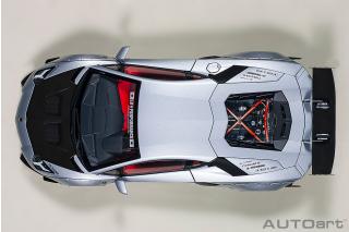 Wiederauflage: Liberty Walk LB-Works Lamborghini Aventador Limited Edition (matt metallic silver) (composite model/2 door openings) AUTOart 1:18 Composite