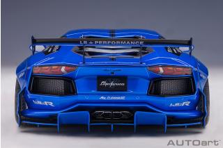 Wiederauflage: Liberty Walk LB-Works Lamborghini Aventador Limited Edition (hyper blue) (composite model/2 door openings) AUTOart 1:18 Composite