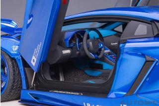 Wiederauflage: Liberty Walk LB-Works Lamborghini Aventador Limited Edition (hyper blue) (composite model/2 door openings) AUTOart 1:18 Composite