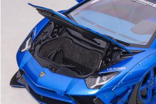 Wiederauflage: Liberty Walk LB-Works Lamborghini Aventador Limited Edition (hyper blue) (composite model/2 door openings) AUTOart 1:18 Composite