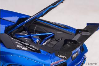 Wiederauflage: Liberty Walk LB-Works Lamborghini Aventador Limited Edition (hyper blue) (composite model/2 door openings) AUTOart 1:18 Composite