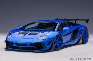 Wiederauflage: Liberty Walk LB-Works Lamborghini Aventador Limited Edition (hyper blue) (composite model/2 door openings) AUTOart 1:18 Composite