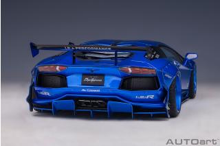 Wiederauflage: Liberty Walk LB-Works Lamborghini Aventador Limited Edition (hyper blue) (composite model/2 door openings) AUTOart 1:18 Composite
