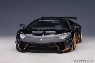 Wiederauflage: Liberty Walk LB-Works Lamborghini Aventador Limited Edition (glänzend schwarz/goldene Akzente) (composite model/full openings) AUTOart 1:18