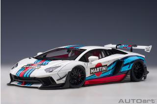 Wiederauflage: Liberty Walk LB-Works Lamborghini Aventador Limited Edition (Martini Livery) (composite model/full openings) AUTOart 1:18