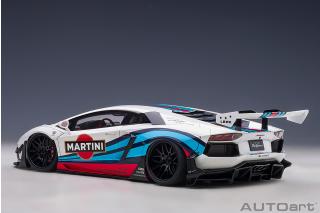 Wiederauflage: Liberty Walk LB-Works Lamborghini Aventador Limited Edition (Martini Livery) (composite model/full openings) AUTOart 1:18