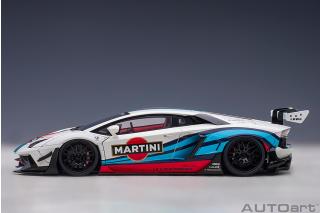 Wiederauflage: Liberty Walk LB-Works Lamborghini Aventador Limited Edition (Martini Livery) (composite model/full openings) AUTOart 1:18