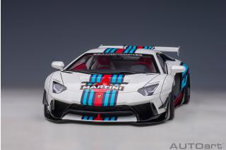 Wiederauflage: Liberty Walk LB-Works Lamborghini Aventador Limited Edition (Martini Livery) (composite model/full openings) AUTOart 1:18