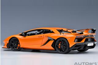 Lamborghini Aventador SVJ (ARANCIO ATLAS/PEARL ORANGE) (composite model/ full openings) AUTOart 1:18