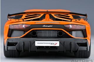 Lamborghini Aventador SVJ (ARANCIO ATLAS/PEARL ORANGE) (composite model/ full openings) AUTOart 1:18