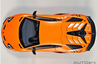 Lamborghini Aventador SVJ (ARANCIO ATLAS/PEARL ORANGE) (composite model/ full openings) AUTOart 1:18