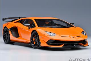 Lamborghini Aventador SVJ (ARANCIO ATLAS/PEARL ORANGE) (composite model/ full openings) AUTOart 1:18