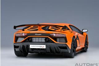 Lamborghini Aventador SVJ (ARANCIO ATLAS/PEARL ORANGE) (composite model/ full openings) AUTOart 1:18