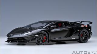 Lamborghini Aventador SVJ (MATT BLACK) (composite model/ full openings) AUTOart 1:18