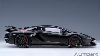 Lamborghini Aventador SVJ (MATT BLACK) (composite model/ full openings) AUTOart 1:18