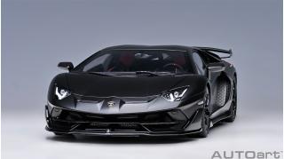 Lamborghini Aventador SVJ (MATT BLACK) (composite model/ full openings) AUTOart 1:18