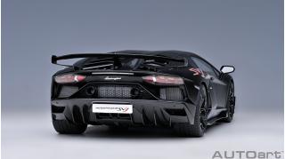 Lamborghini Aventador SVJ (MATT BLACK) (composite model/ full openings) AUTOart 1:18