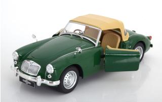 MGA 1959 MKI Twin Cam closed soft top green Triple9 Collection 1:18
