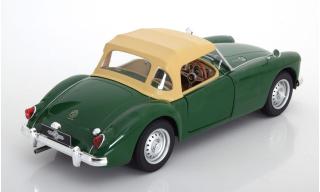 MGA 1959 MKI Twin Cam closed soft top green Triple9 Collection 1:18