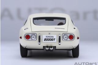 TOYOTA 2000GT 1967 (WHITE)  6 openings (4 standard openings + 2 auf beiden Seiten) AUTOart 1:18