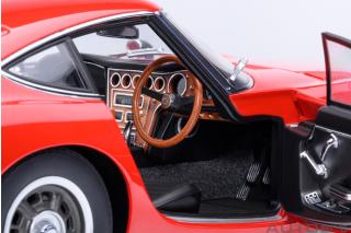 TOYOTA 2000GT 1967 (RED) 6 openings (4 standard openings + 2 auf beiden Seiten) AUTOart 1:18