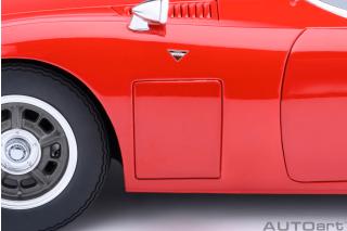 TOYOTA 2000GT 1967 (RED) 6 openings (4 standard openings + 2 auf beiden Seiten) AUTOart 1:18