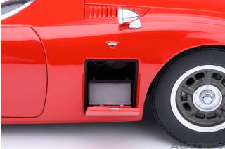 TOYOTA 2000GT 1967 (RED) 6 openings (4 standard openings + 2 auf beiden Seiten) AUTOart 1:18