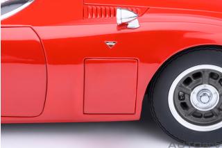 TOYOTA 2000GT 1967 (RED) 6 openings (4 standard openings + 2 auf beiden Seiten) AUTOart 1:18