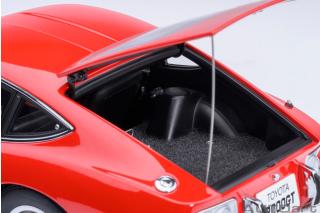 TOYOTA 2000GT 1967 (RED) 6 openings (4 standard openings + 2 auf beiden Seiten) AUTOart 1:18