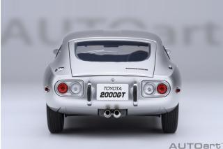 TOYOTA 2000GT 1967 (SILVER)6 openings (4 standard openings + 2 auf beiden Seiten) AUTOart 1:18