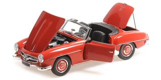 MERCEDES-BENZ 190 SL (W121) - 1955 – RED Minichamps 1:18 Metallmodell