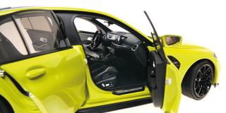 BMW M3 - 2024 - YELLOW Minichamps 1:18 Metallmodell mit zu öffnenden Hauben und Türen!