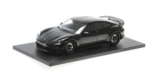 PORSCHE TAYCAN TURBO GT - 2024 - BLACK Minichamps 1:18 Metallmodell, Türen, Motorhaube... nicht zu öffnen