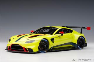 Aston Martin Vantage GTE Le Mans Pro 2018 Presentation Car green AutoArt 1:18