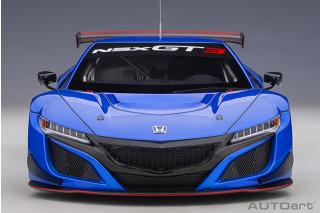 Honda NSX GT3 2018 hyper blue sealed body AutoArt 1:18