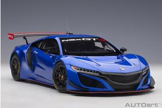 Honda NSX GT3 2018 hyper blue sealed body AutoArt 1:18