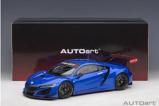 Honda NSX GT3 2018 hyper blue sealed body AutoArt 1:18