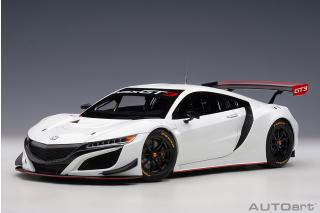 Honda NSX GT3 2018 white sealed body AutoArt 1:18