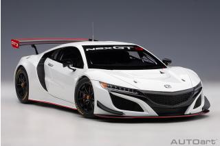 Honda NSX GT3 2018 white sealed body AutoArt 1:18