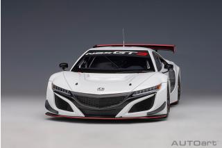 Honda NSX GT3 2018 white sealed body AutoArt 1:18