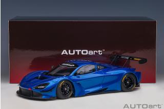 McLAREN 720S GT3 (AZURE BLUE) - sealed composite AUTOart 1:18