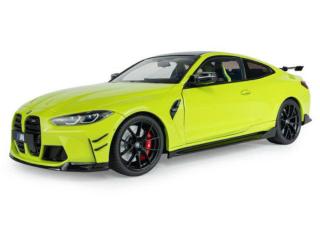 BMW M4 PERFORMANCE PARTS SAO PAOLO YELLOW 2025 S1814503 Solido 1:18 Metallmodell