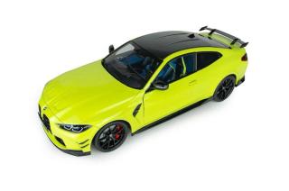 BMW M4 PERFORMANCE PARTS SAO PAOLO YELLOW 2025 S1814503 Solido 1:18 Metallmodell