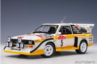 Audi Sport Quattro S1 Rally San Remo 1985 W.Röhrl/ C. Geistdörfer #5 (Full openings) AUTOart 1:18
