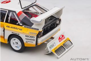 Audi Sport Quattro S1 Rally San Remo 1985 W.Röhrl/ C. Geistdörfer #5 (Full openings) AUTOart 1:18