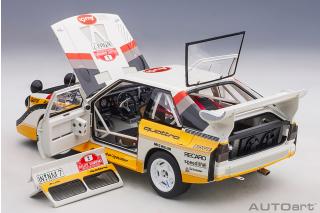 Audi Sport Quattro S1 Rally San Remo 1985 W.Röhrl/ C. Geistdörfer #5 (Full openings) AUTOart 1:18