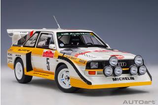 Audi Sport Quattro S1 Rally San Remo 1985 W.Röhrl/ C. Geistdörfer #5 (Full openings) AUTOart 1:18
