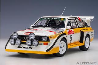 Audi Sport Quattro S1 Rally San Remo 1985 W.Röhrl/ C. Geistdörfer #5 (Full openings) AUTOart 1:18