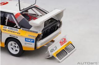 Audi Sport Quattro S1 Rally Monte Carlo 1986 Röhrl/Geistdörfer #2 (composite model/full openings) AUTOart 1:18